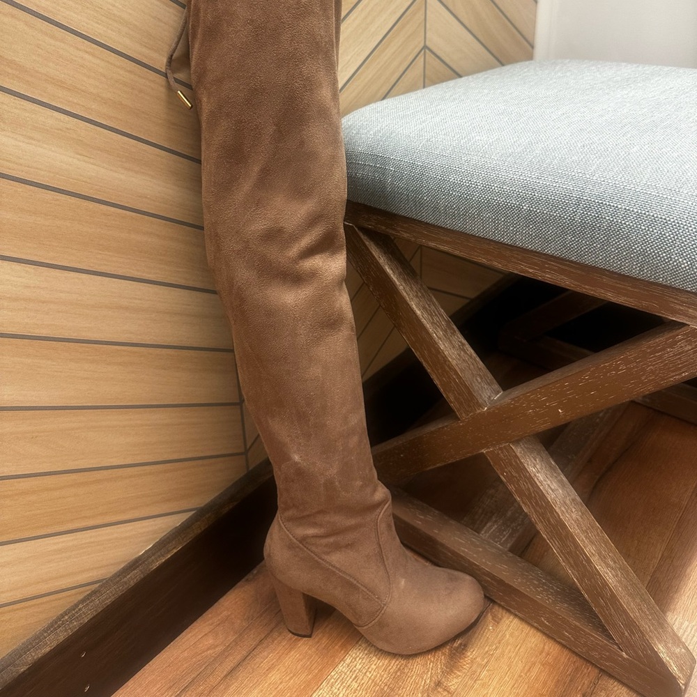 Journee Collection Brown Over-the-Knee Boots